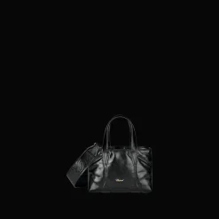 Diamond micro puffer tote bag