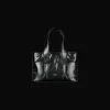 Diamond mini puffer tote bag