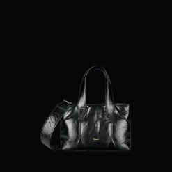 Diamond mini puffer tote bag