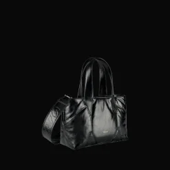Diamond mini puffer tote bag