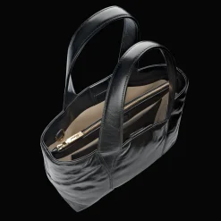 Diamond mini puffer tote bag