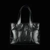 Diamond puffer tote bag