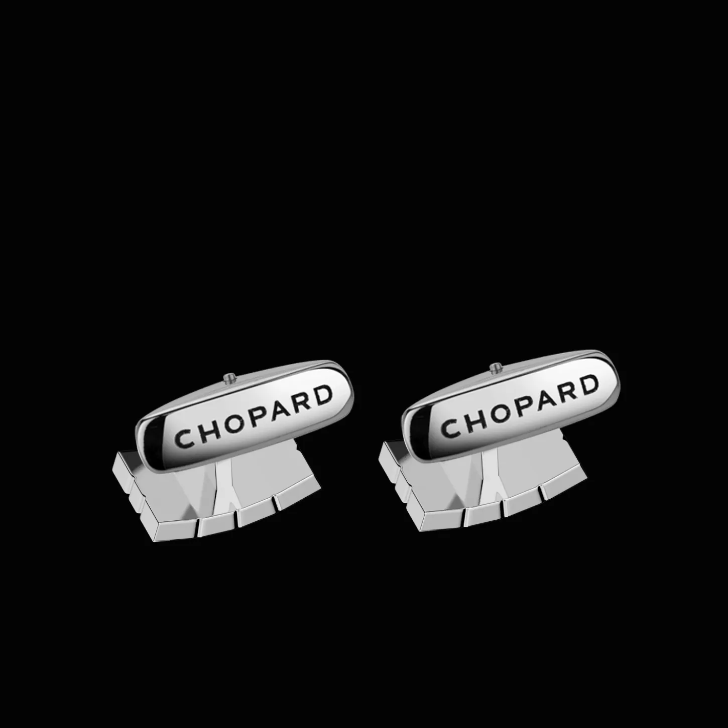 Ice Cube Curved Cufflinks