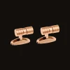 Ice Cube Cylindrical Cufflinks