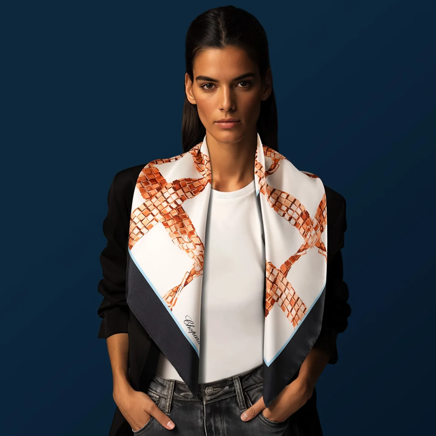 ICE CUBE SCARF