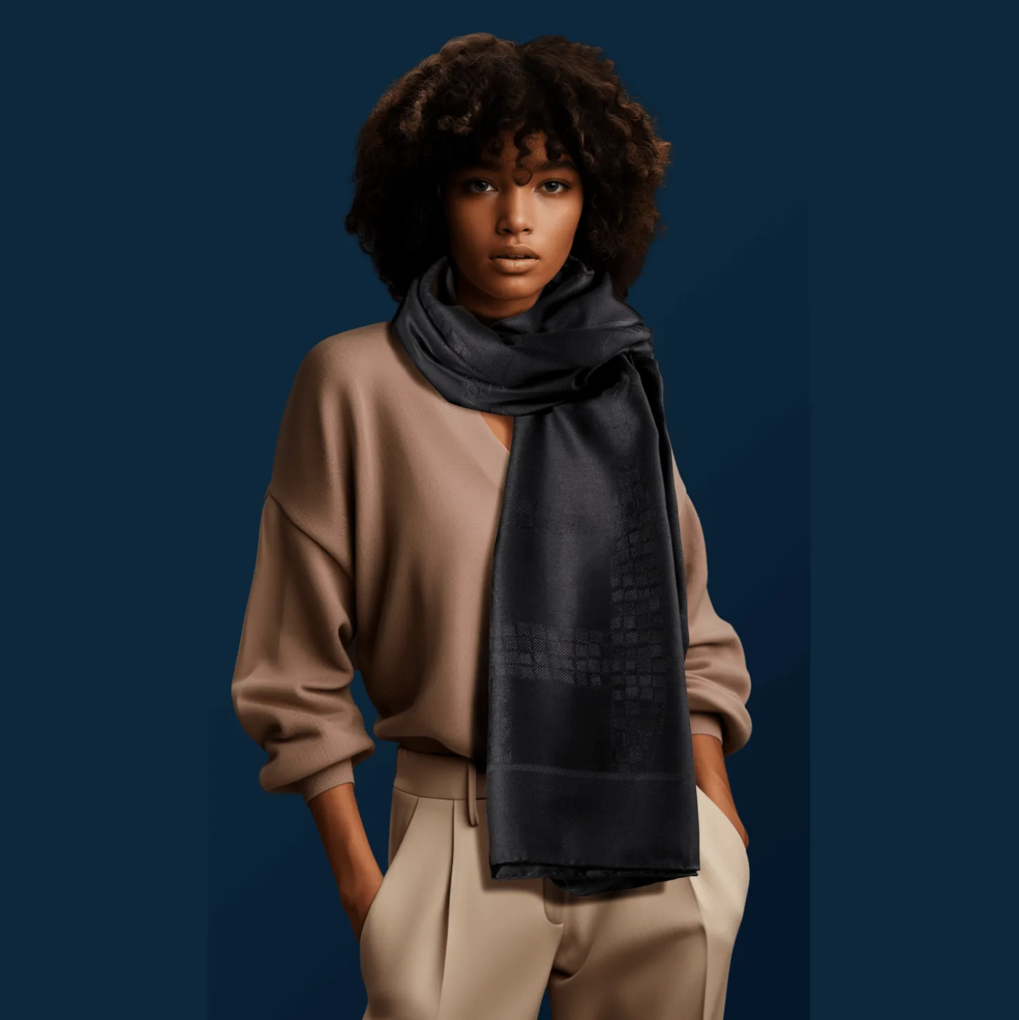 Ice Cube shawl