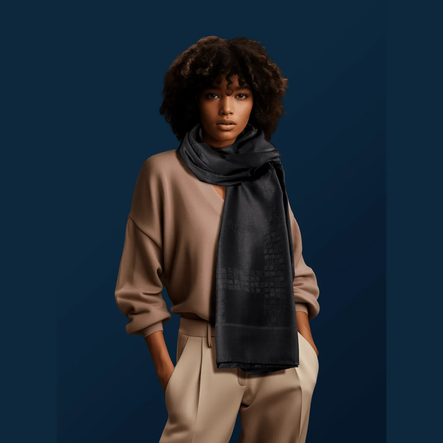 Ice Cube shawl
