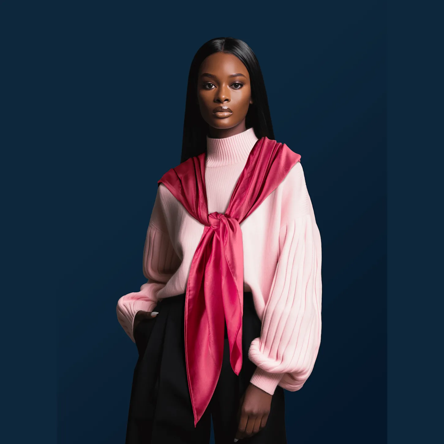 Ice Cube shawl