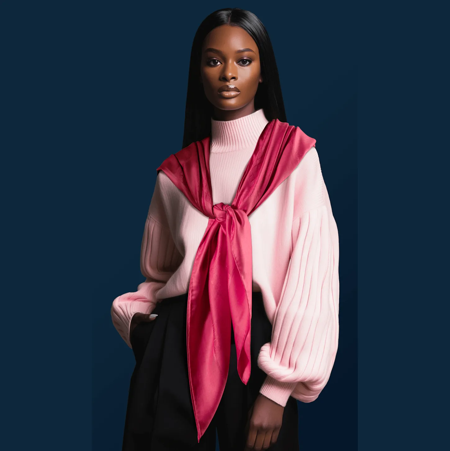 Ice Cube shawl
